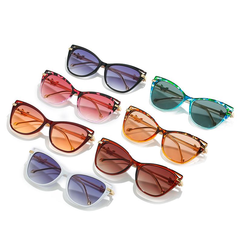 Óculos de Sol Femininos Cat Eye Borboleta Primavera 2022 - Armação de Metal Tendência, Estilo INS