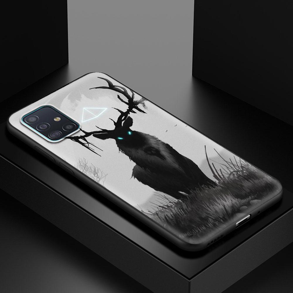 Hirschjagd Camo Handyhülle für Samsung Galaxy A51 A71 A21s A31 A41 M31 A11 M51 A12 M31s A01 A91 M11 A42 A32 5G Cover Capa