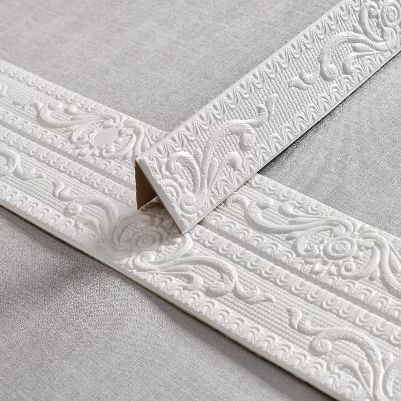 1PC 2.3m/9.2m Foam Skirting Line Self-adhesive Internal External Corner Molding Trim Door Frame Window Sill Ceramic Tile De