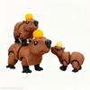 3D Printed Capybara Multi-jointed Action Figure Cute Animal for  Home Decoration Accessories Desk Figurines