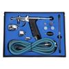 Airbrush Kit Airbrush Guns Single Action Gravity Feed Set 0.38 & 0.5mm Needles 1/2 & 1/4OZ Fluid Cup Multi-Purpose