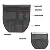 Motorcycle Storage Bag Nylon-Pouch for NMAX 155 V1/V2 Seat Under Tool Bag Black