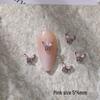 Zircon Butterfly Nail Art Jewelry: Pink Crystal Marquise Rhinestone Accessories