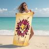 Personalized Lion Sunset Majesty Beach Towel Microfiber Beach Towel Thin Absorbent for Beach Swimming Yoga Bath Sports. 0910231