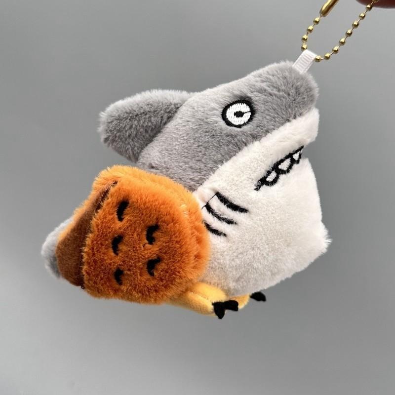 

Забавный кулон в виде акулы, семьи, акулы, пчелы, креативная акула, вилка, брелок с резьбой в виде акулы, плюшевая кукла, подвеска на рюкзак