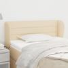 VidaXL Headboard with Ears Cream 103x23x78-88 Cm Fabric3117279