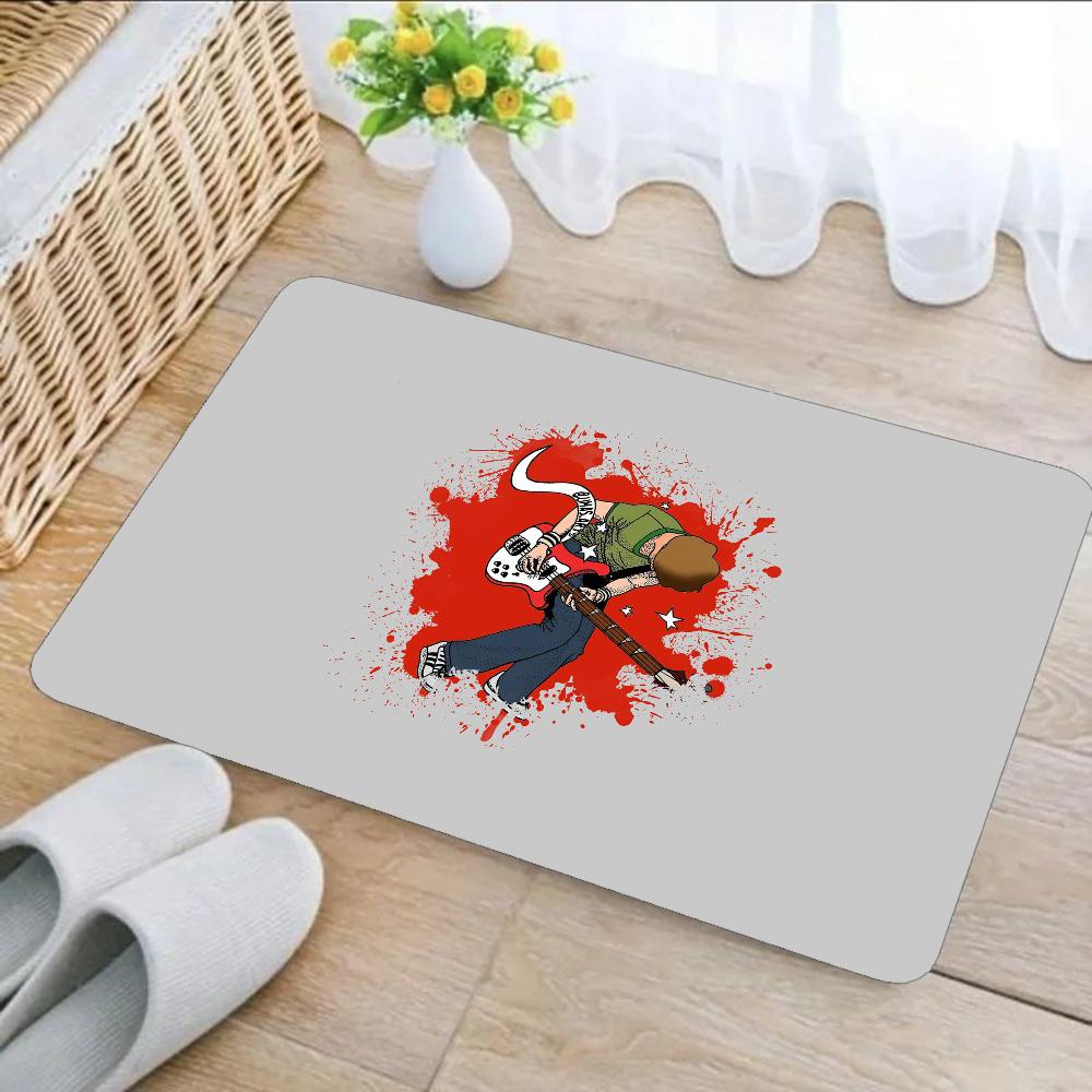 1pc Scott Pilgrim Bathroom Absorbent Mats Anti-Slip Mats Home Decor Supplies Carpets Home Kitchen Floor Mats