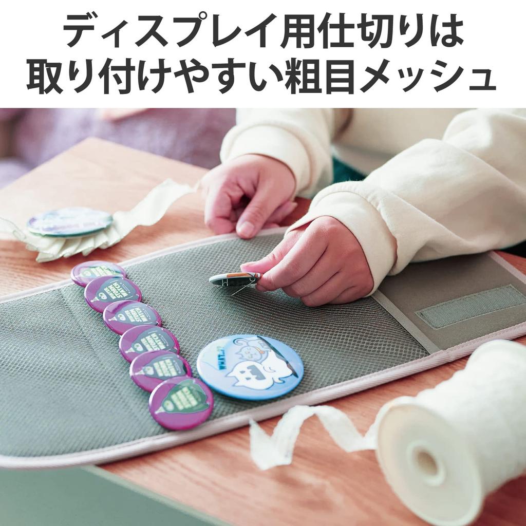 ELECOM Backpack, Oshigoto Bag, Ita Bag, Medium, with Detachable Front Parts, Mimic Mode, Oshikatsu Mode, Greige, BM-OGBP02MGY