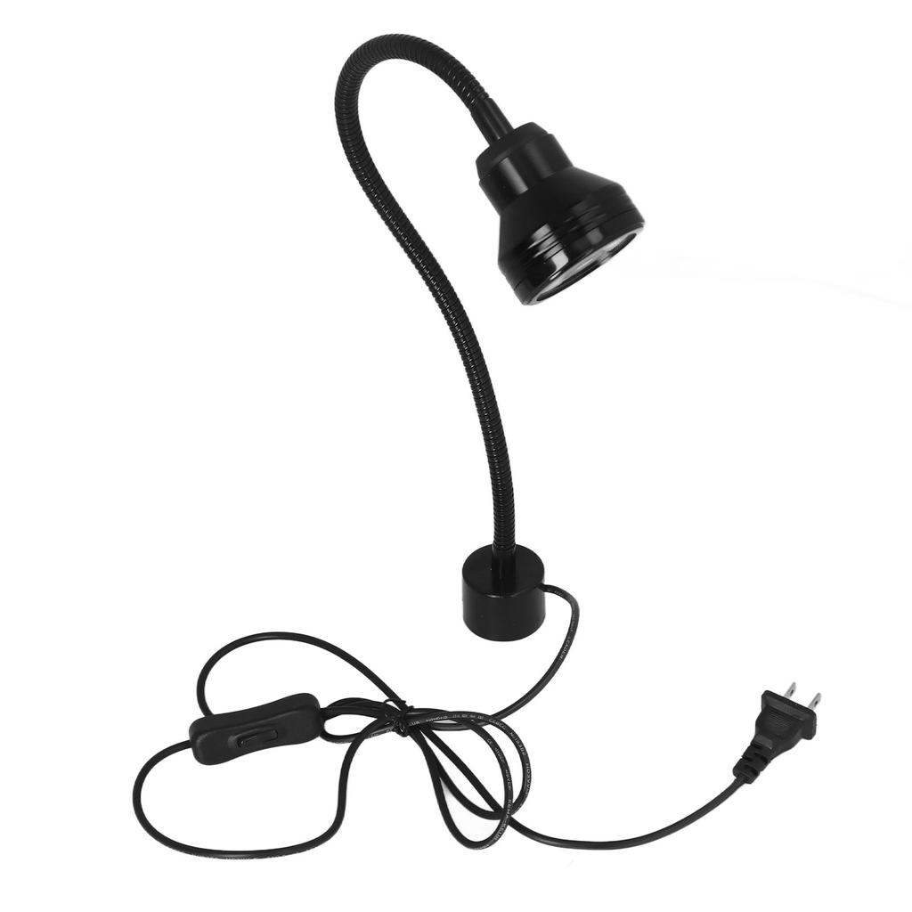 Magnetic Work Light 7W LEDs Flexible Gooseneck Plug Magnetic Base Metal Work Bench Lamp for CNC