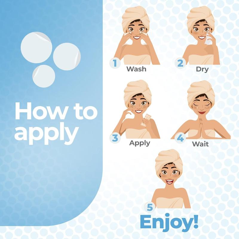 360Pcs Pimple Patch Acne Hydrocolloid Invisible Breathable Acne Removal Acne Cover Face Spot Pimple Patch Skin Care Stickers