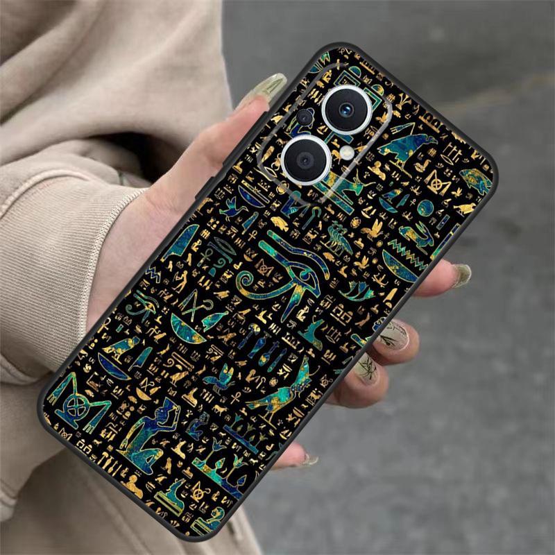 Egypt Pharaoh Mural Case For OPPO Reno 14 12 11 10 13 Pro 14F 13F 12F 11F 8 7 Lite OPPO Find X9 X8 X6 Pro Cover