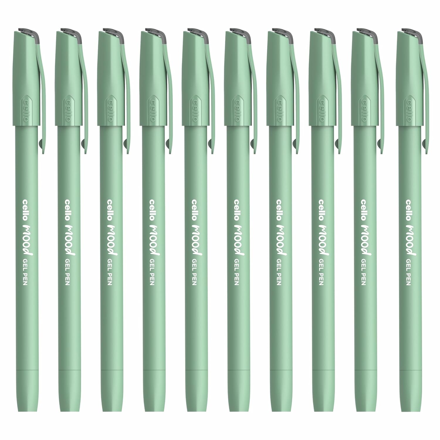 

Cello Mood GP 10U CH Black Ball Pen Pack of 1 10pcs Smooth Writing Office School Stationery Set for Daily Use