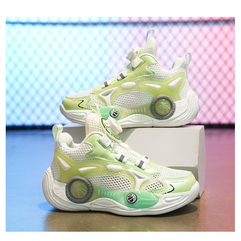 Youth style shoes Boys Basketball Shoes Kids Lightweight Breathable Running Sneakers With Anti-Slip Sole Outdoor Indoor Use