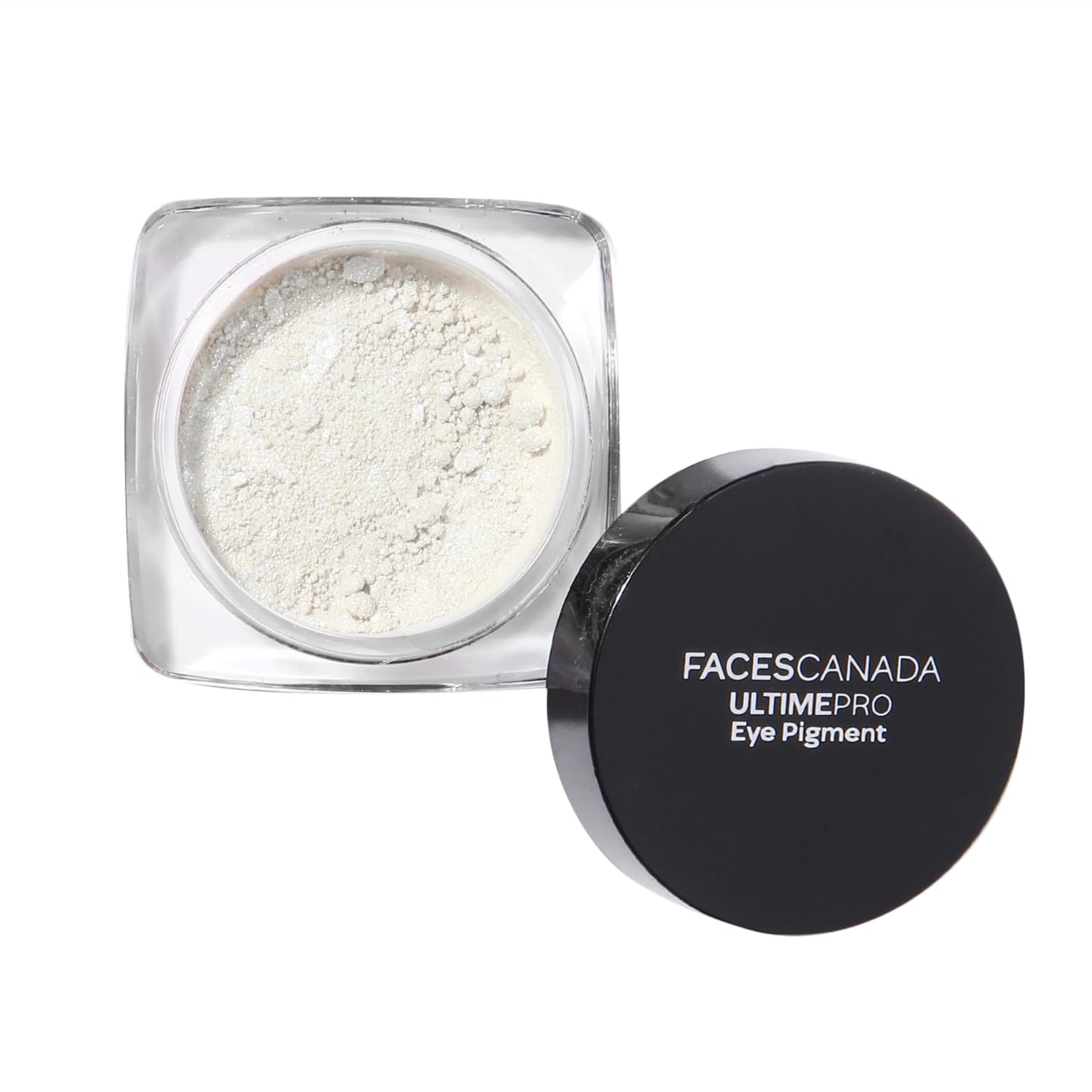 FACESCANADA Ultime Pro Powder Eye Pigment - Silver 01, 1.8G | Shimmery Finish | Long-Lasting | Intense Pigment | Excellent Color Payoff | Smooth