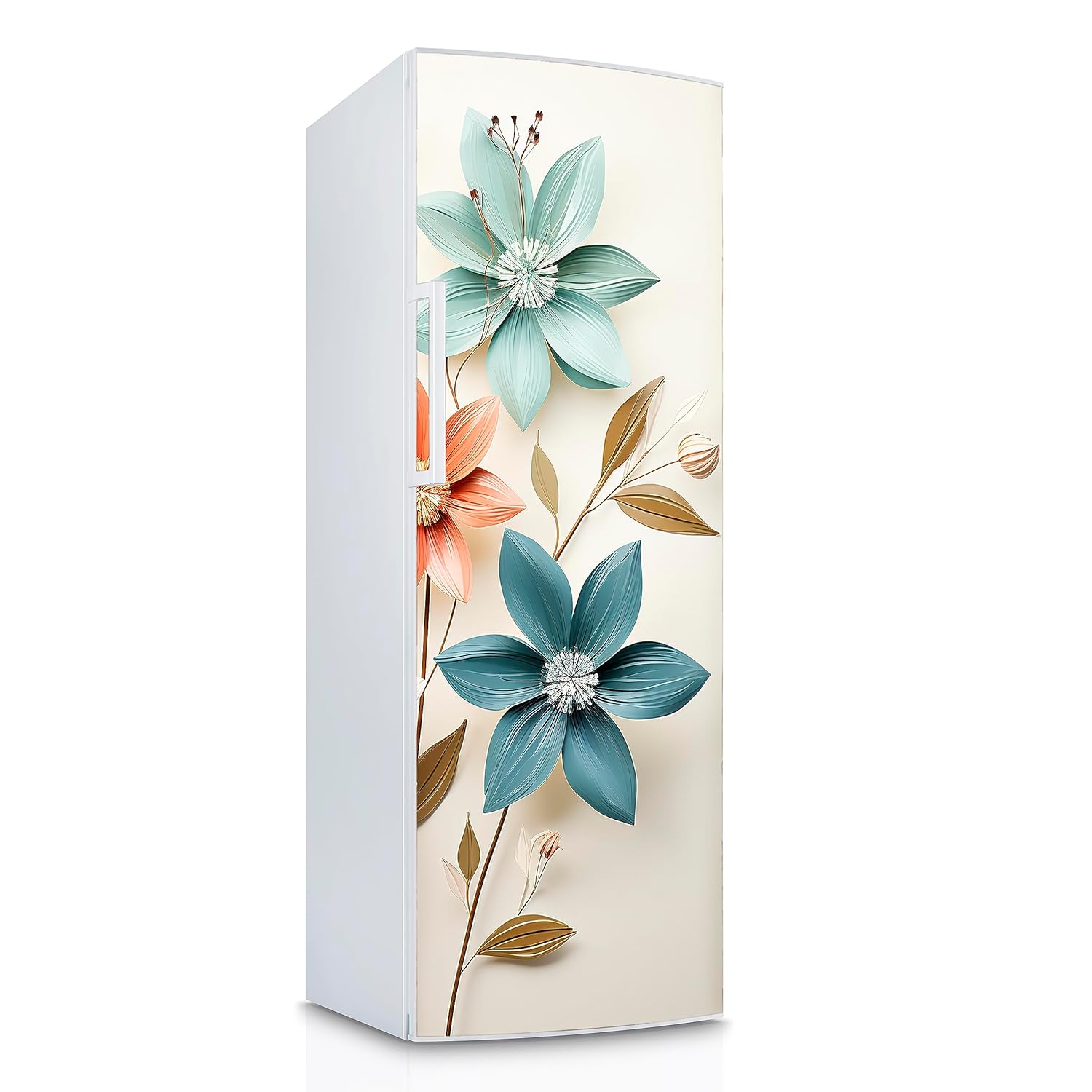 

Наклейки на стену с геометрическим узором на холодильник для столовой, украшение дома, кирпичи, чашки, шкаф, виниловая наклейка для еды, художественная наклейка на стену, холодильник 60x180cm(1 pcs)