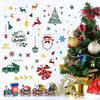 Christmas Painting Stencils 8-Piece Set, Reusable Holiday Templates with Christmas Tree, Reindeer & Snowflake Designs for DIY Crafts & Decor