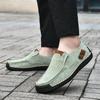 Handmade Leather Men Shoes Casual Comfortable Slip On Loafers Men Leather Shoes Flats Moccasins Walking Shoes