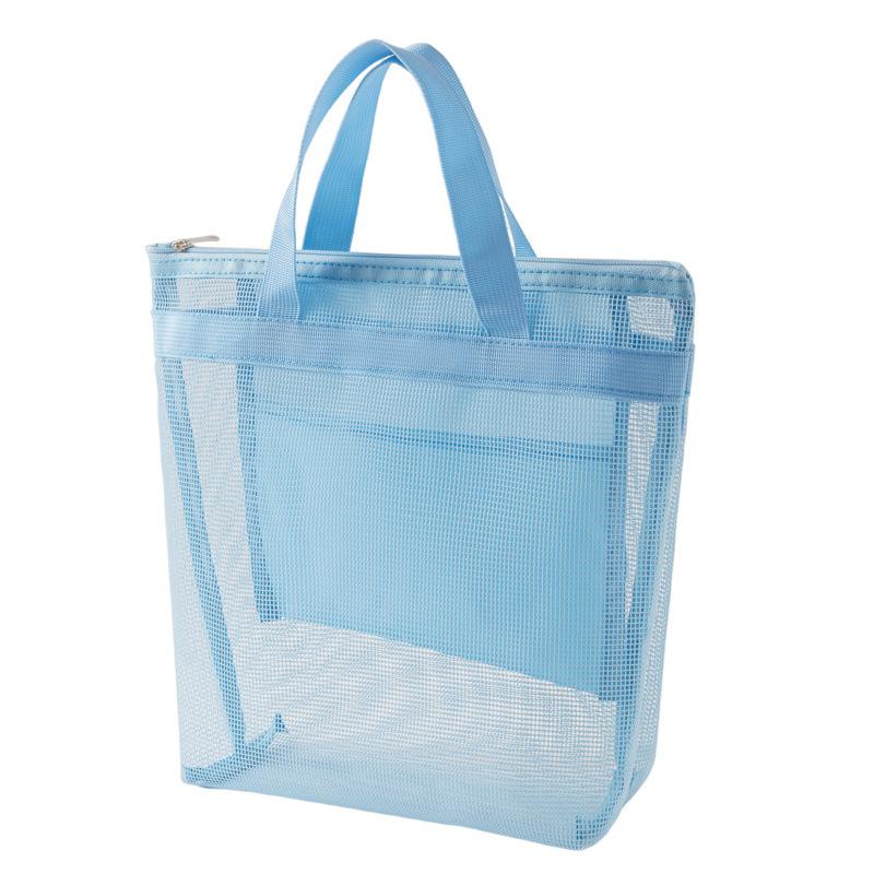 Mesh Large Capacity Cosmetic Bags Toiletry Skin Care Product Organizer Travel Washing Bath Accessories Bags Swimming Beach Bag