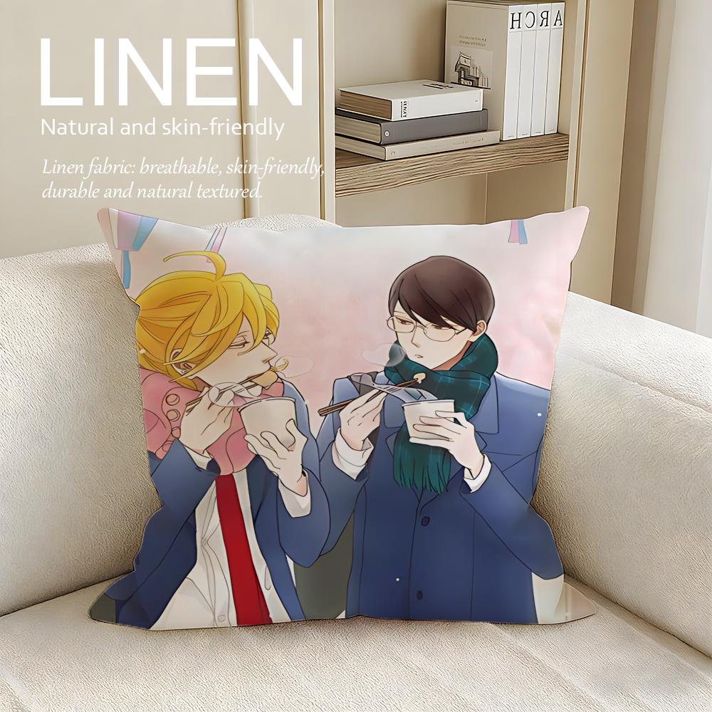 Anime Doukyusei Cushion Cover Pillowcase Set Pcs X X Breathable Washable Sofa Cushion Cover