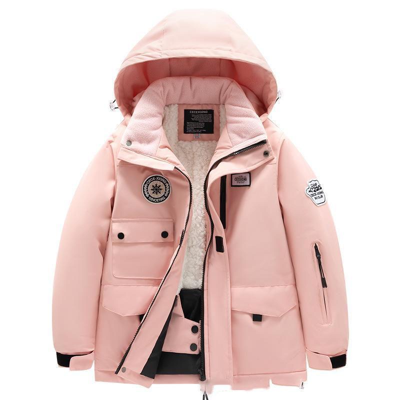 Kids' Trendy Waterproof Ski Suit Set - Warm, Windproof Gear for Boys & Girls