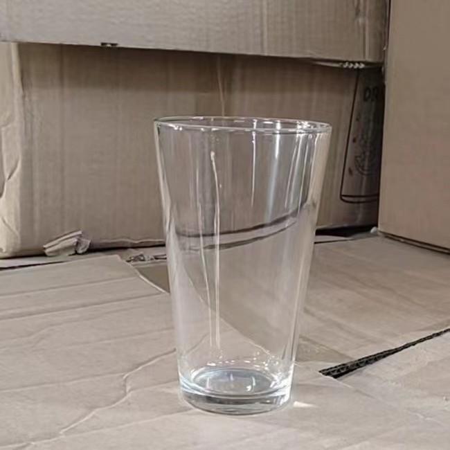 

Скляна чашка для води з соломинкою, Кавова чашка високої цінності зі шкіряним чохлом, Сірий олень для подвійного пиття, Друк для подарунка на відкриття 450ml transparent bare cup