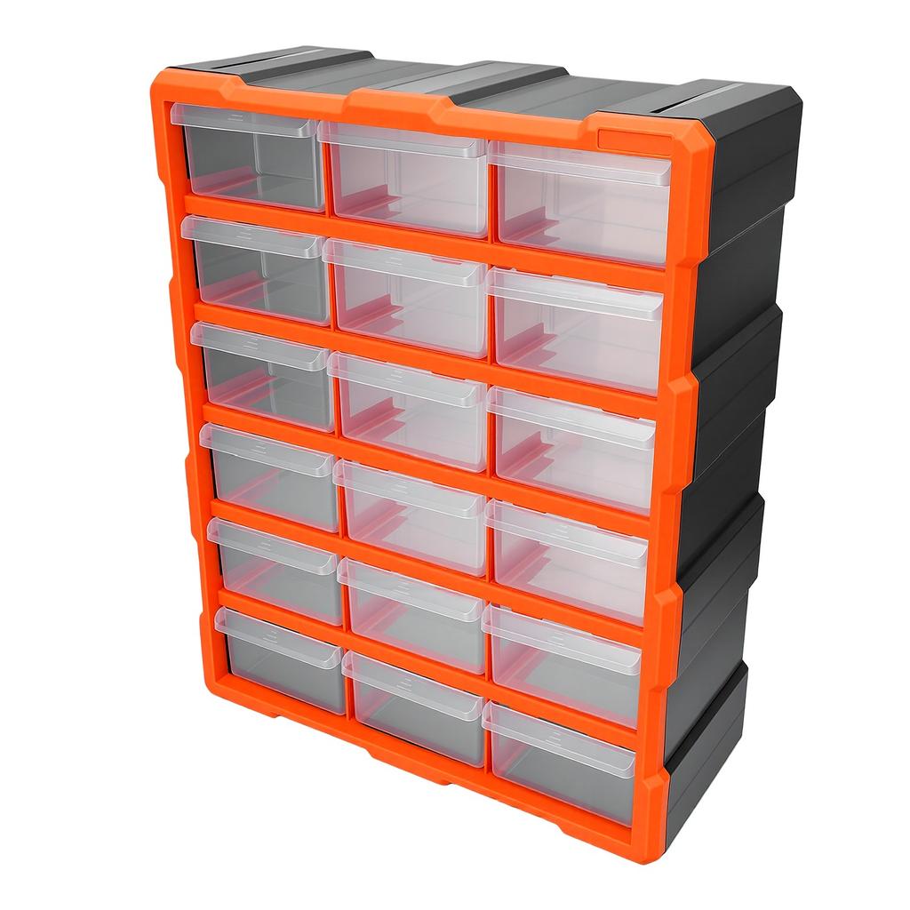 Drawer Storage Cabinet Clear Plastic Hardware Part   for Screws Nuts   Beads Craft Accessories Scrapbooks