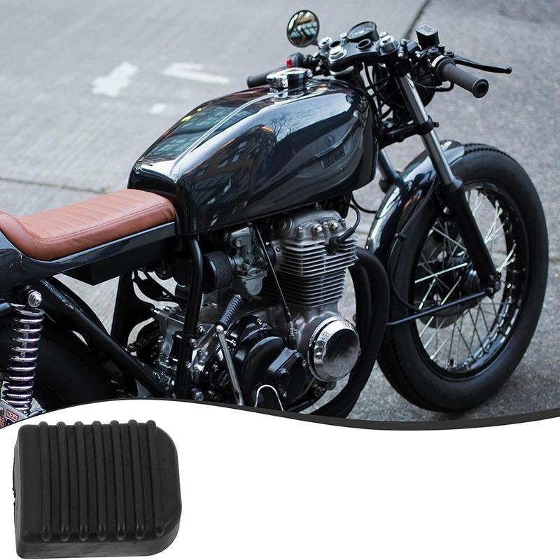 1/2/4Pcs Motorcycle Footrest Pad Soft Rubber Pad For Scooter Base Plate Anti-slip Pads Motorcycle Base Bracket Extension Foot