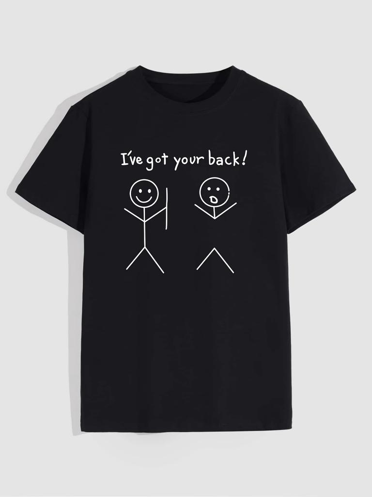 Funny Stick Figure I've Got Your Back T-shirt
