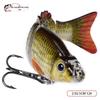 Mini 6-Section Multi-Jointed Fishing Lure, 5cm/2.5g, Simulated ABS Plastic Bait