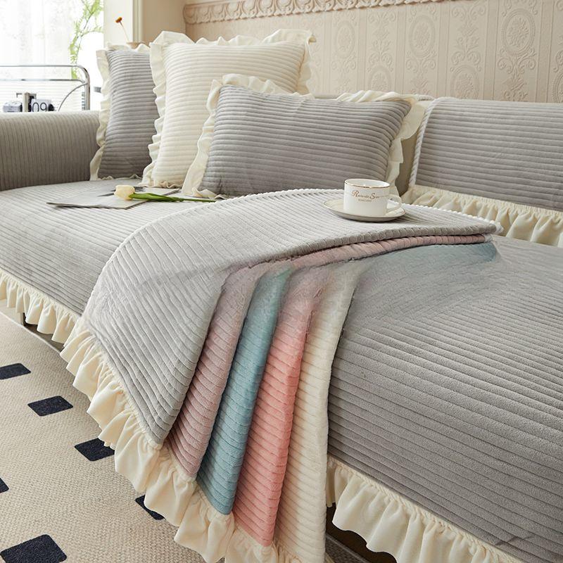 Sofa Cushion Light Luxury Style Net Red Simple Backrest Towel Four Seasons Universal Cover Cloth Cover Cushion