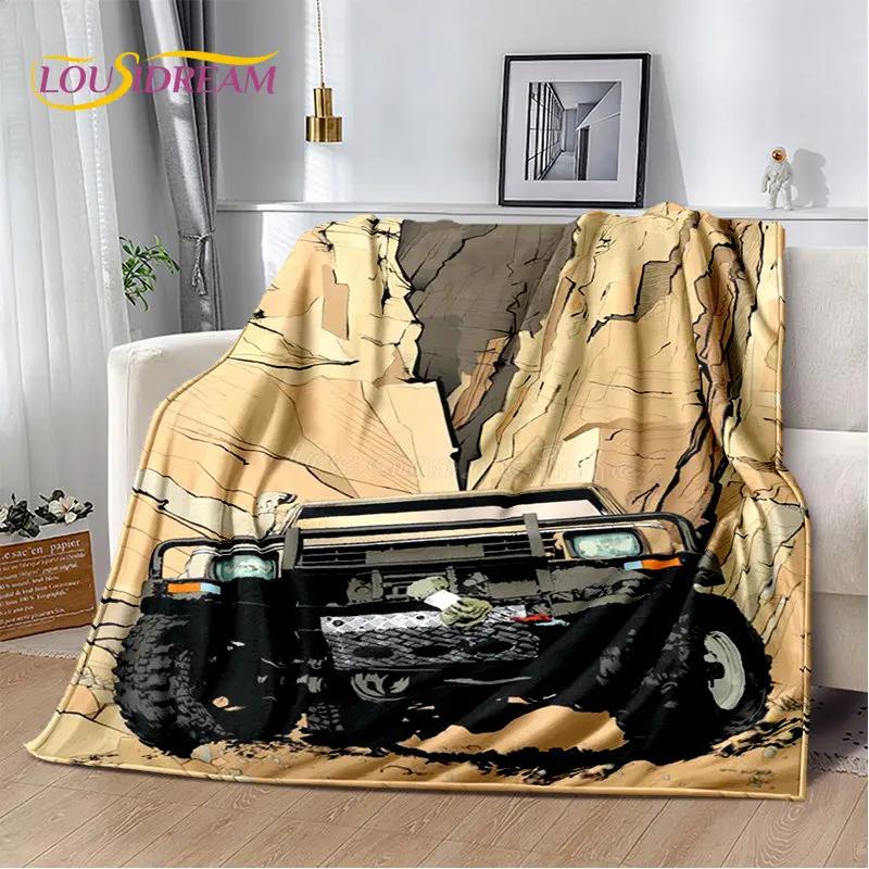 3D Racing Car Soft Plush Blanket,Flannel Blanket Throw Blanket for Living Room Bedroom Bed Sofa Picnic Hiking Leisure Napping
