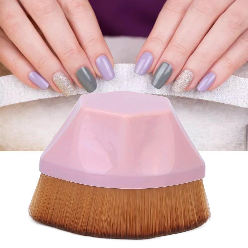 Cute Ultra Soft Nail Cleaning Brush Portable Portable Nail Duster Brush  Salon Use