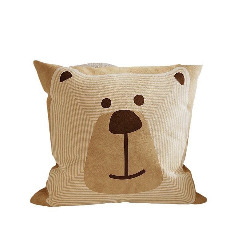 

Cartoon Cute Sofa Pillow with Core Cushion Office Bedside Cushion Car Cushion Bed and Breakfast Bedroom Back Cover 45 * 45cm pillow cover