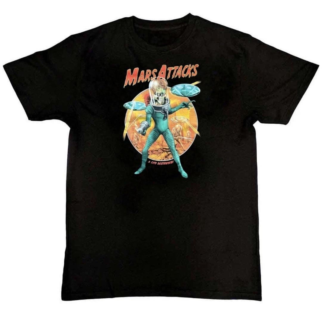 Mars Attacks Graphic Print Mens T-Shirt XXXL
