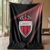 Monaco FC Soft Flannel Fleece Blanket Lightweight Cozy Warm Throw Blanket For Sofa Bed Home Decor