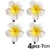 10/1 pz Fermagli Fiore di Plumeria per Capelli per Donne Ragazze Fermagli Fiore Uovo Barrettes Hawaiian Matrimonio Festa Borsa Cappello Accessori Capelli