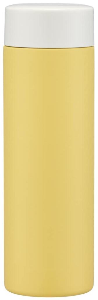 Skater Mug Bottle, Dull Yellow, 350ml, Ultra-Lightweight Stainless Steel Water Bottle, STYL4-A