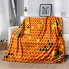 3D Honey Bee Insect Cartoon Soft Plush Blanket,Flannel Blanket Throw Blanket for Living Room Bedroom Bed Sofa Picnic Cover Kids