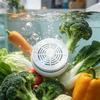 Gemüsewaschmaschine Kabellos Wasserdicht Obst- und Gemüsereiniger mit Titan-Elektrolyse Tiefenwirbel Gemüsespüler für Fleisch Meeresfrüchte und