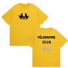 Jul Velodrome 2026 Print Shirts Unisex Unisex Summer High Quality Oversized Cotton Y2K Tshirt Harajuku Clothing Fashion ONeck Tops