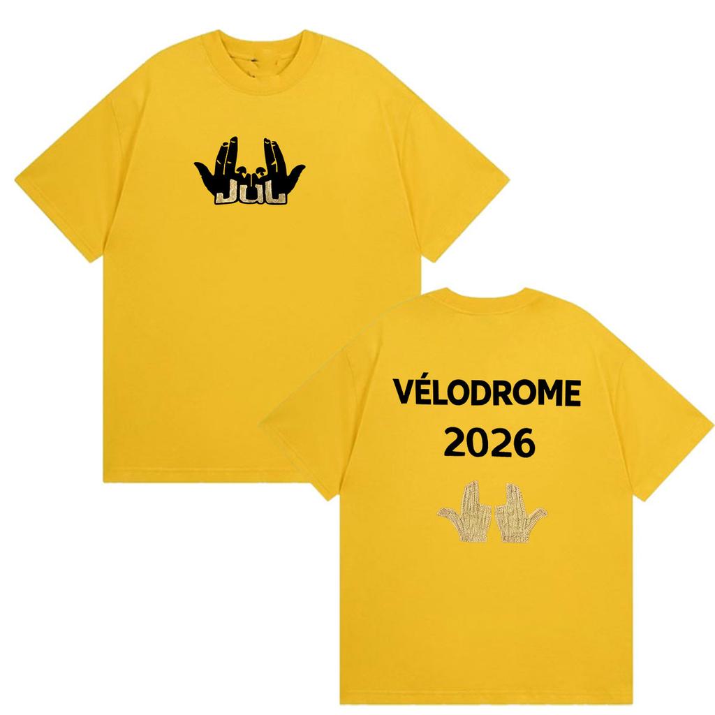 Jul Velodrome 2026 Print Shirts Unisex Unisex Summer High Quality Oversized Cotton Y2K Tshirt Harajuku Clothing Fashion ONeck Tops