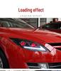 Compatible 09-16 Mazda RUIYI LED Devil Eye Projector Headlight with Flowing Turn Signal