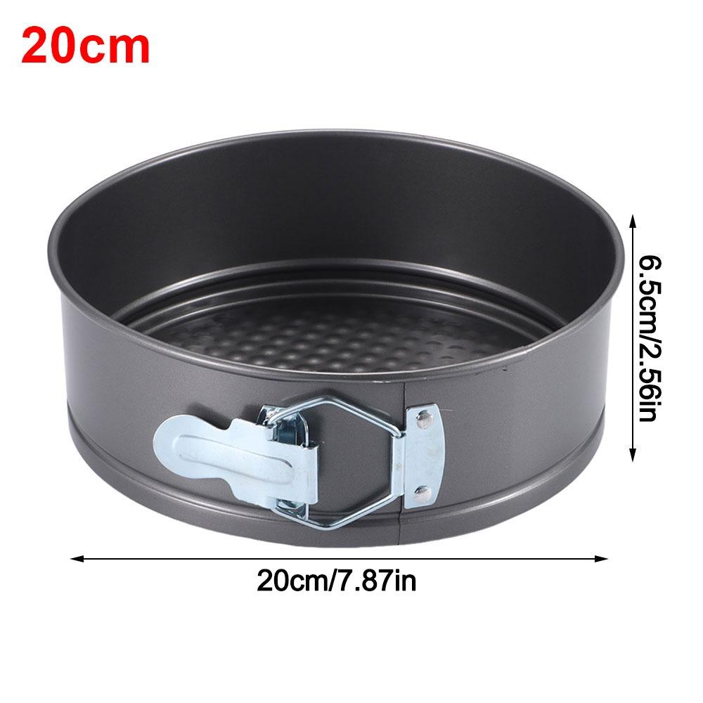 

1 шт. Герметичная форма для выпечки, форма для торта из углеродистой стали, прочная форма для выпечки торта для дома, кухни, пекарни 20cm