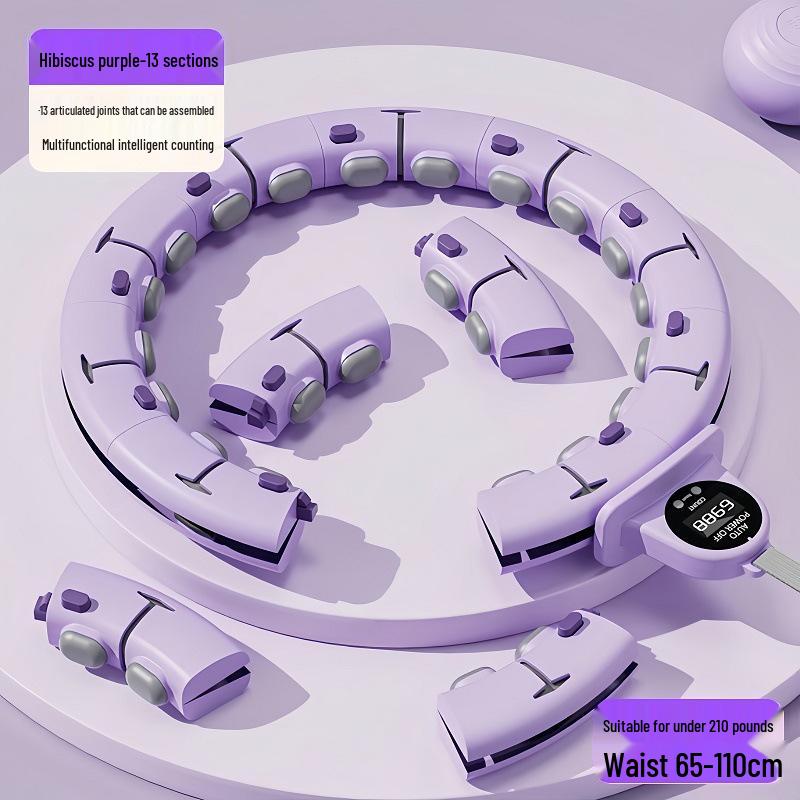 Inteligentne liczenie Hula Hoop: Damski Cichy, Odpinany, Nieopadający Design do Redukcji Tkanki Tłuszczowej na Brzuchu