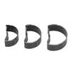 3PCS Moon Shape Cutting Dies Alloy Steel Hollow Leather Hole Punch Cutter for Crafts Making 70mm