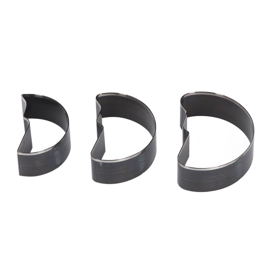 3PCS Moon Shape Cutting Dies Alloy Steel Hollow Leather Hole Punch Cutter for Crafts Making 70mm