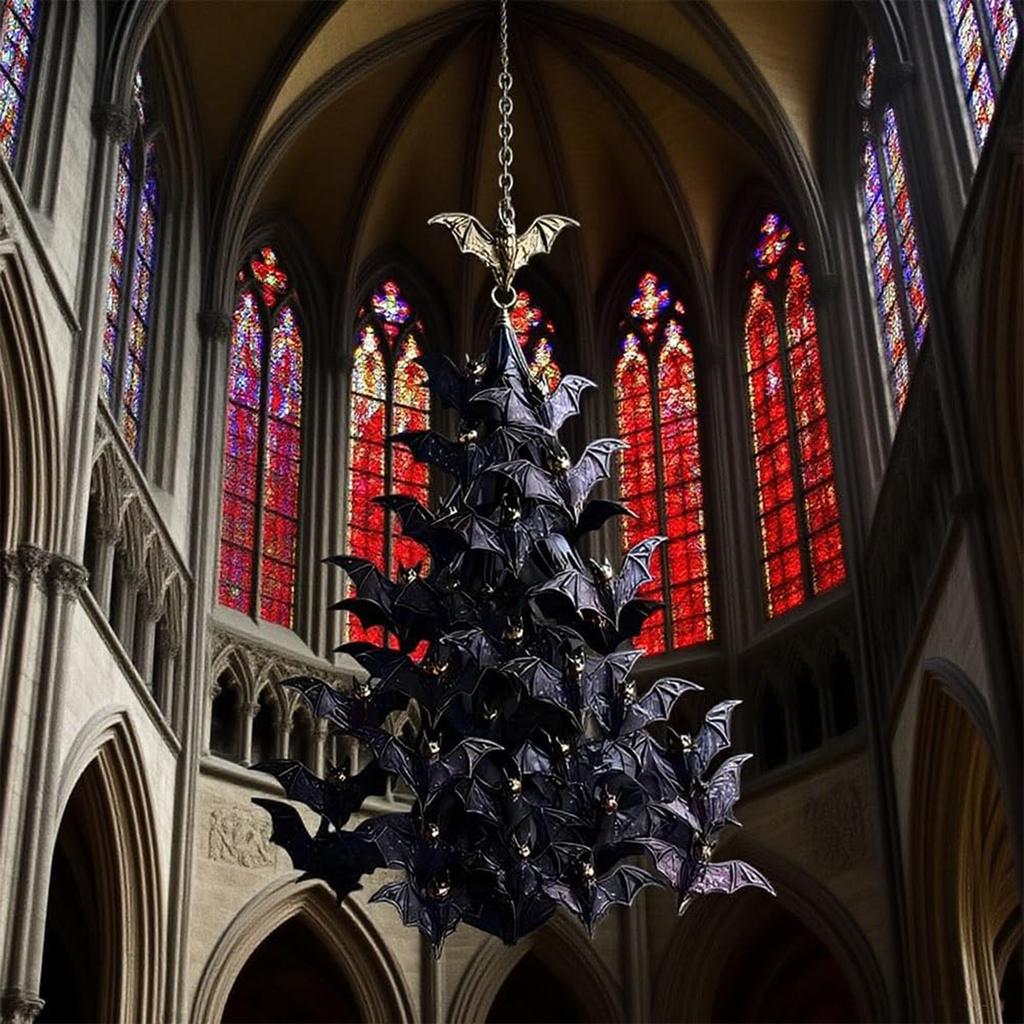 2D Plane Dark Wind Group Tree Decoration Pendant, Exquisite Suitable For Holiday Scene Decoration