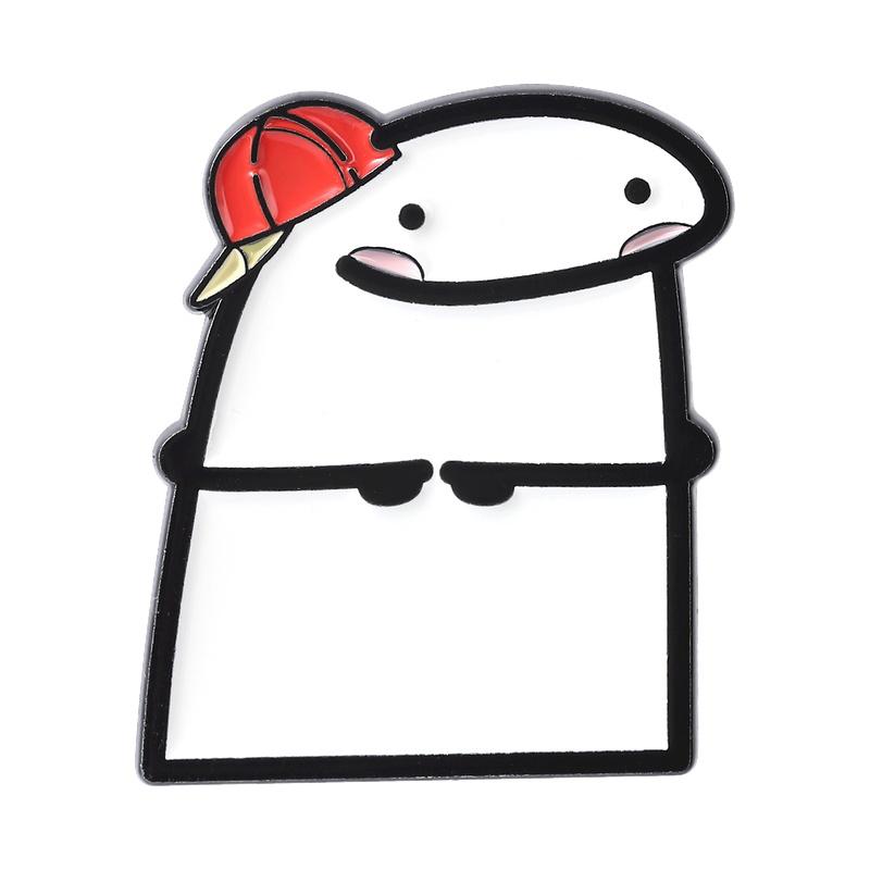 Meme Character Enamel Brooch Creative Cartoon Lapel Pin Funny Badge Exquisite Fashion Jewelry Gift For Friends Men Women