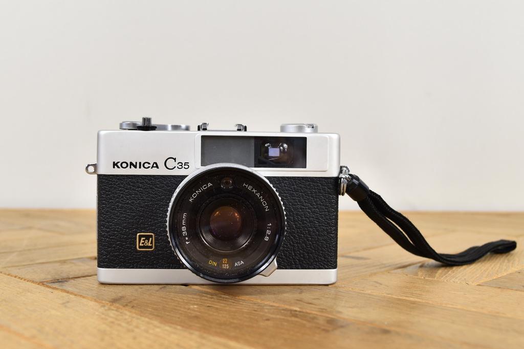 Konica C35 E&L EL Hexanon 38mm F2.8 35mm Filmkamera aus Japan