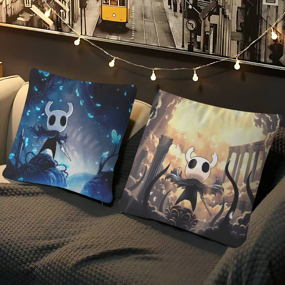 H-Hollow Knight Kissenbezug 30x50 Polyester Sofakissen Dekorative Wurfkissen Heimdekoration Kissenbezug
